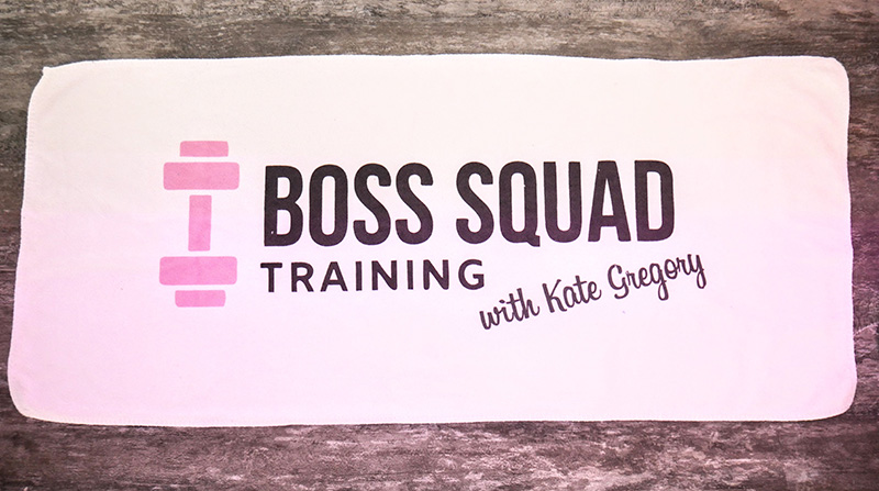 BST Gym Towel (white)
